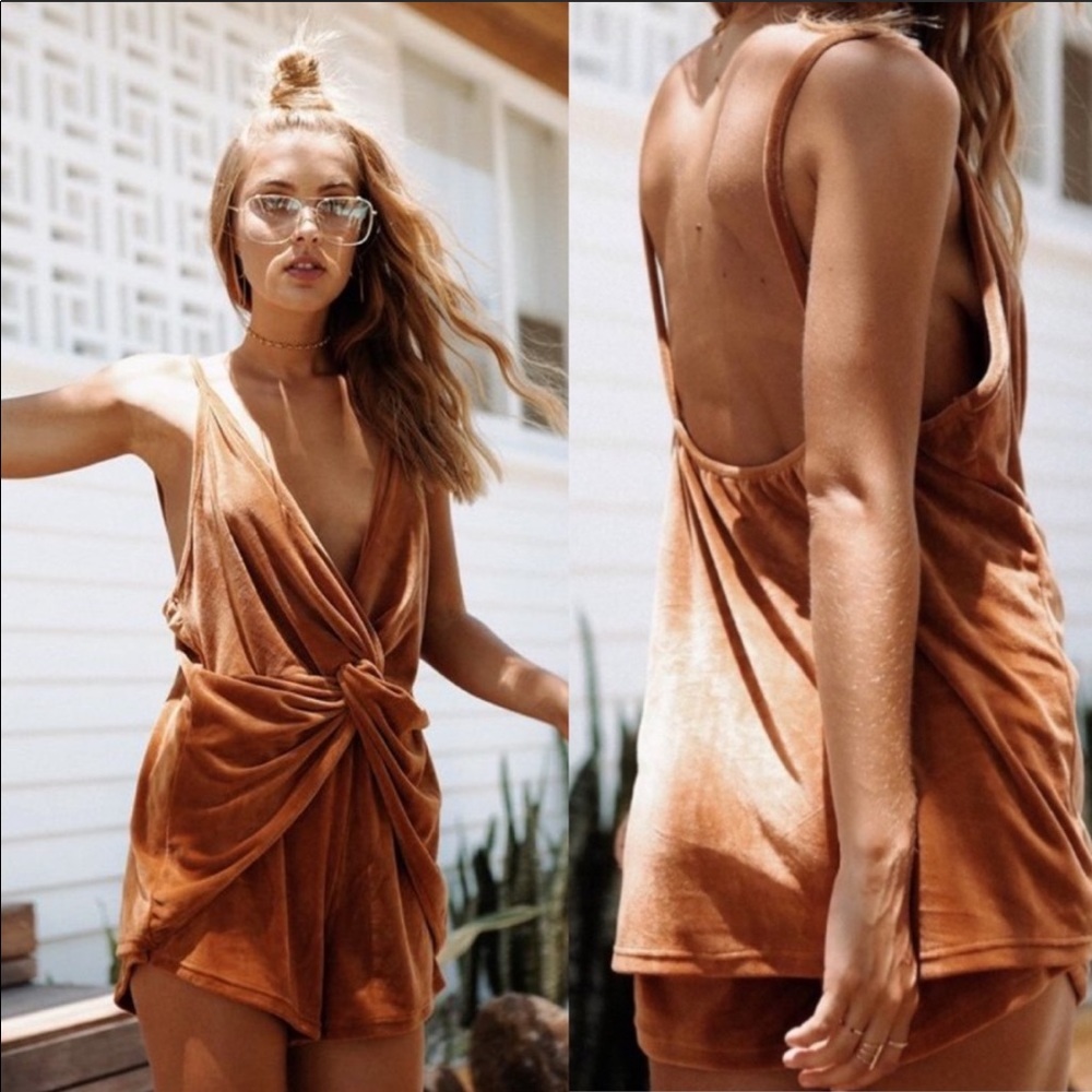 Velvet soft romper